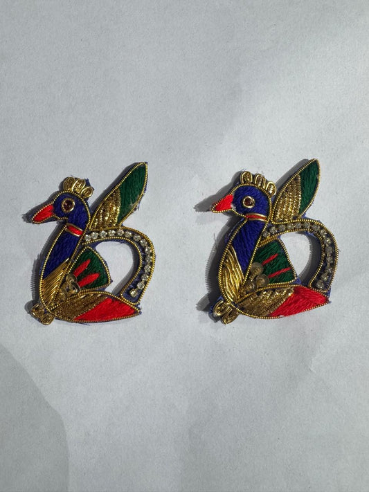 Colourful Sequin Peacocks