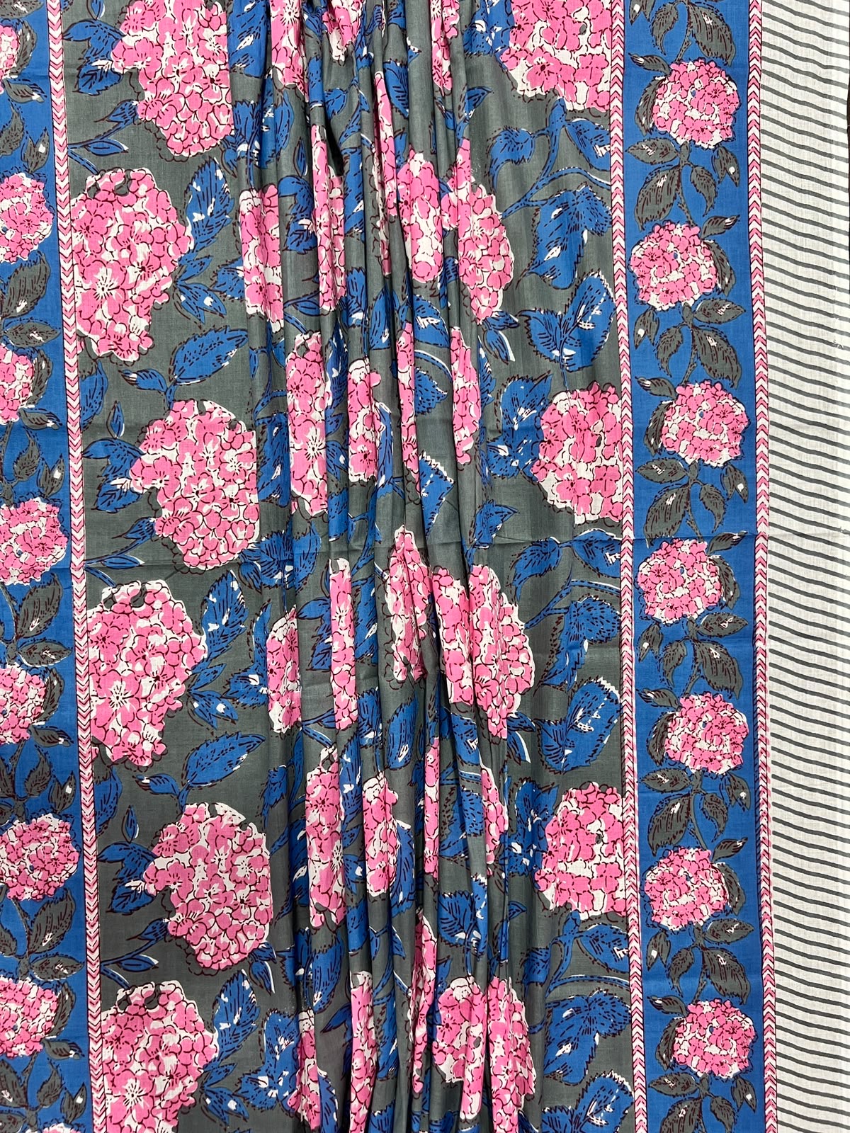 100% Cotton Sarong - Pink Hydrangeas