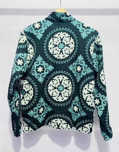 Jacket Cotton - Green & White