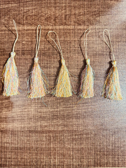 Pastel Multicoloured Tassels