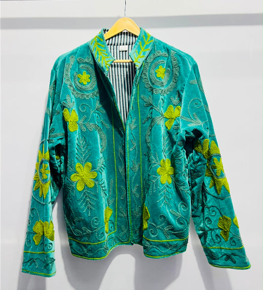 Jacket Velvet - Green