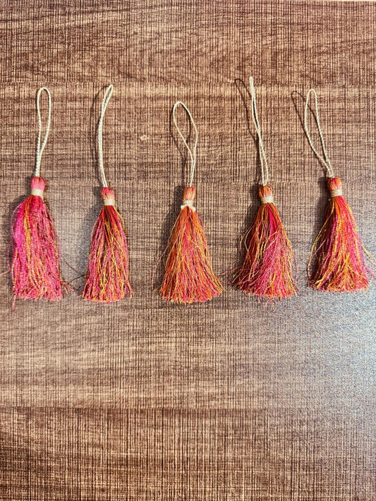 Pink & Orange Tassels - Wholesale